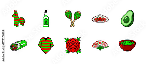 Mexican Fiesta Celebration Asset Sheet