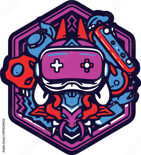 gaming logo background vector for you need