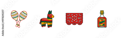 Mexican Fiesta Cultural Graphic Assets