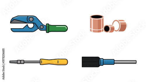 Essential Tools for Construction: A comprehensive collection of indispensable tools essential for building and repair projects, each expertly designed for various tasks. 