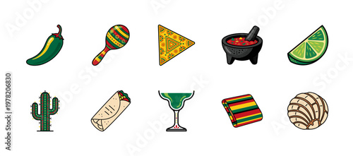 Mexican Cultural Fiesta Graphic Assets
