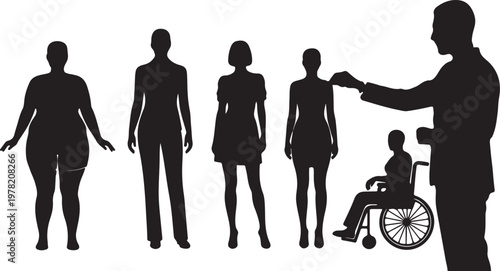 Business process and teamwork concept showing a dedicated team in a brainstorming meeting sharing ideas, colored vector illustration