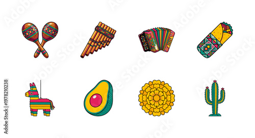 Mexican Fiesta Party Vector Assets