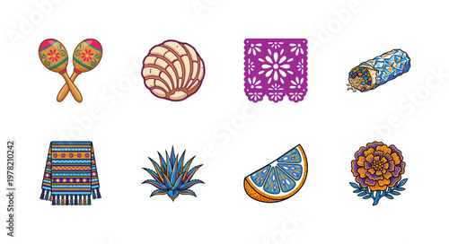 Mexican Fiesta Celebration Asset Set