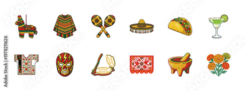 Mexican Fiesta Traditional Culture Assets
