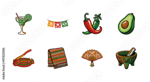 Mexican Culture Celebration Elements