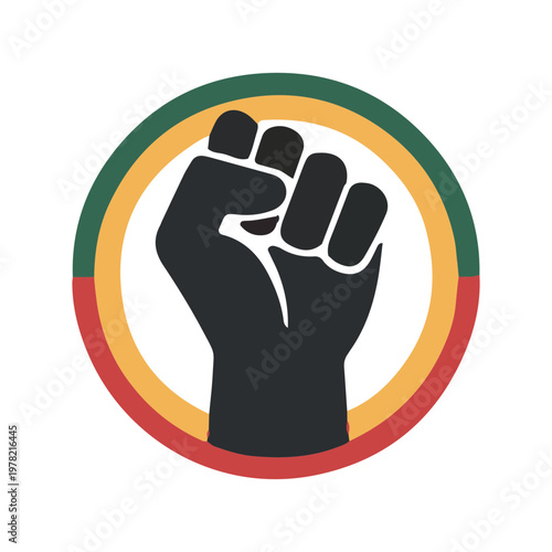 Black Power Fist Protest Symbol