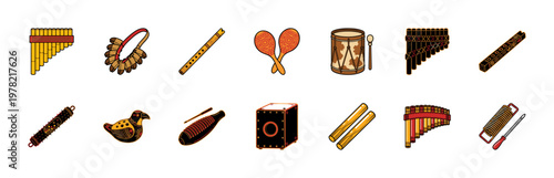 Ethnic Musical Instruments Art