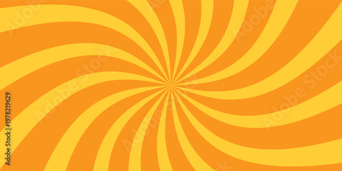 Pop art halftone background. Comic starburst pattern. Cartoon retro sunburst effect. Blue banner with dots and rays. Vintage duotone texture. Vector illustration. Superhero wow banner.