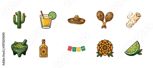 Mexican Fiesta Cultural Vector Assets