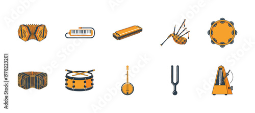Musical Instrument Performance Asset Grid