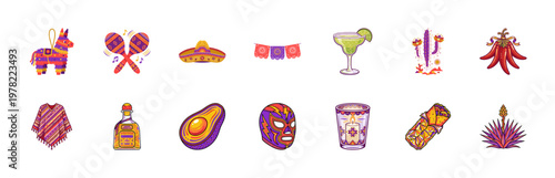Mexican Fiesta Celebration Elements