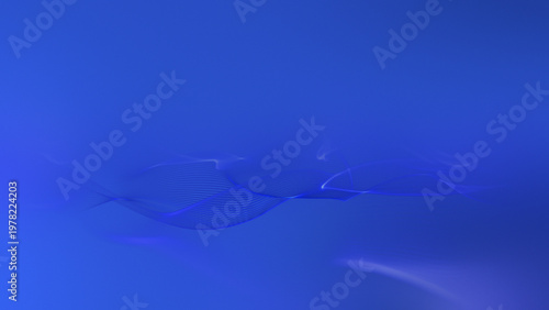 Abstract Light Blue Wave Line Background – Still Image