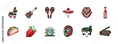 Mexican Culture and Fiesta Celebration Elements