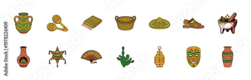 Mexican Folk Art and Heritage Graphic Assets