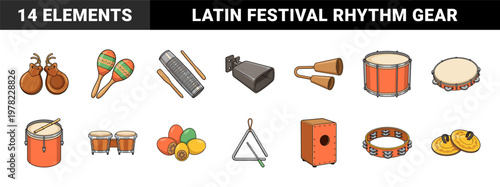 Folk Percussion and Rhythmic Instrument Kit