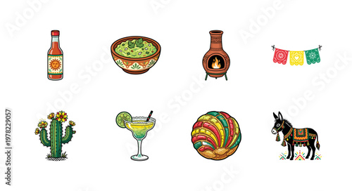 Mexican Fiesta and Folklore Cultural Asset Set