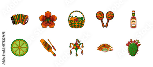 Cinco De Mayo Celebration Vector Kit