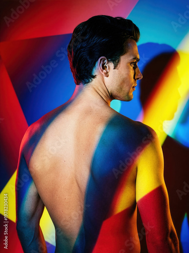 Geometric Color Portrait