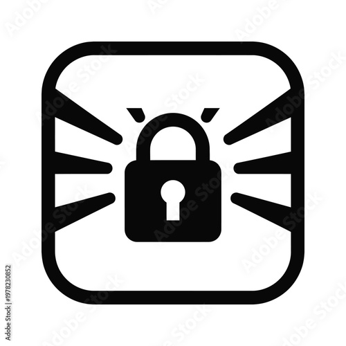 Lock Security Icon Data Protection Concept