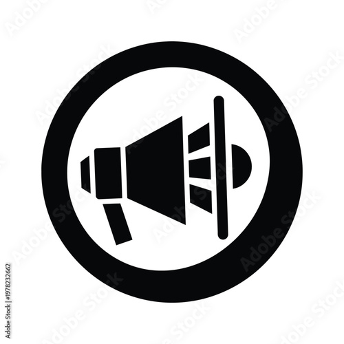 Fotografie Megaphone Announcement Symbol Commercial