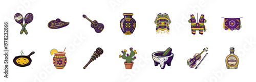 Mexican Heritage Folk Art Asset Kit