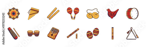 Traditional Folk Music Instrument Kit