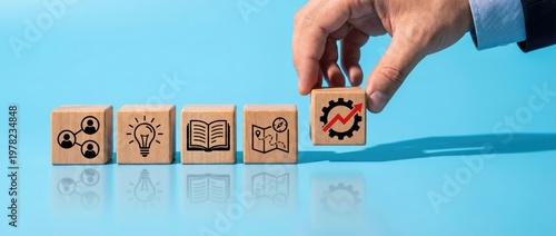 Strategic planning and development business environment visual content office setting close-up view conceptual growth insights for effective business strategies