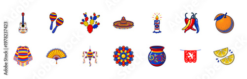 Mexican Fiesta Celebration Graphics