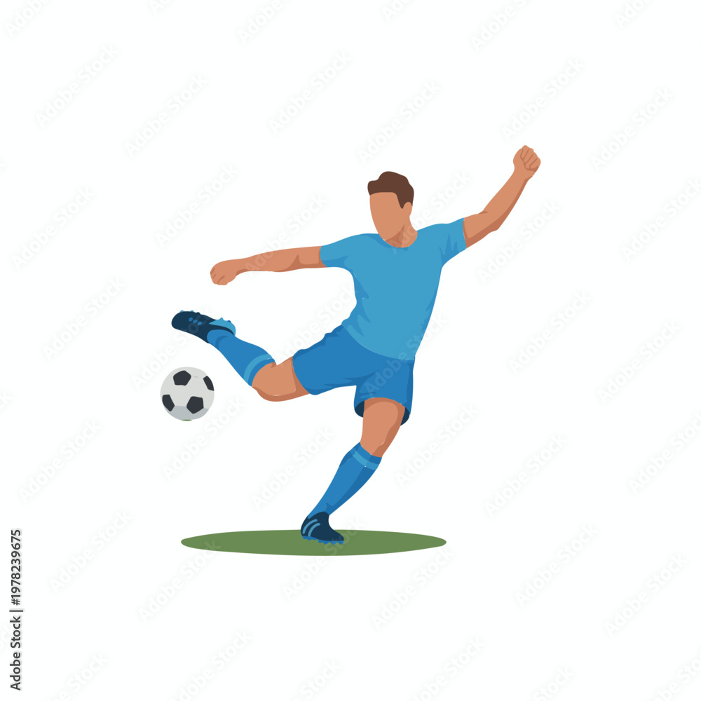 Obraz premium soccer player with ball