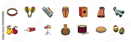 Latin Percussion Folk Instrument Collection