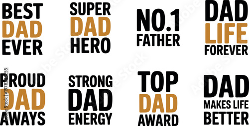 Happy fathers day best dad ever celebrating fatherhood with unique gifts