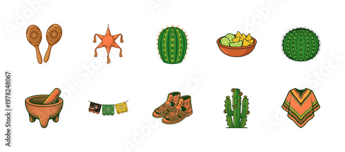Mexican Fiesta Celebration Asset Sheet