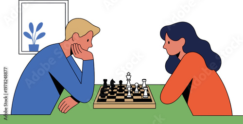 Father's day chess game a heartwarming illustration of family bonding