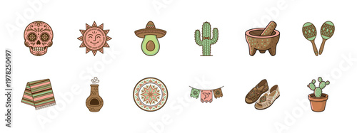 Festive Mexican Cultural Asset Sheet