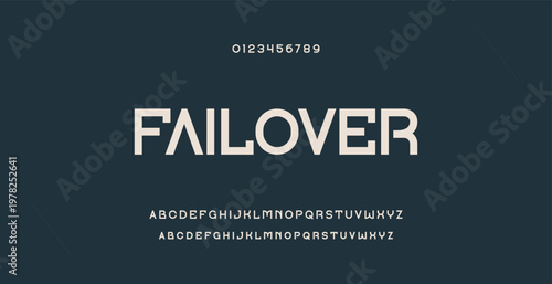 Abstract modern urban alphabet fonts. Typography sport, technology, fashion, digital, future creative logo font. vector illustration