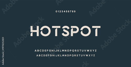 Abstract modern urban alphabet fonts. Typography sport, technology, fashion, digital, future creative logo font. vector illustration