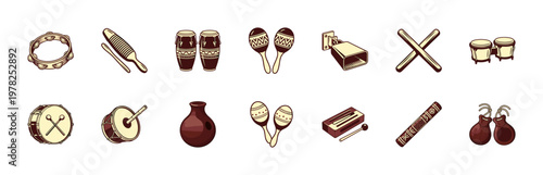 Rhythm and Percussion Musical Instrument Set