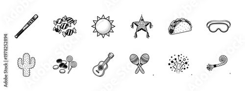 Festive Pinata and Celebration Asset Kit