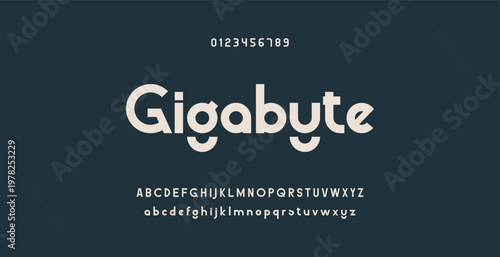 Abstract modern urban alphabet fonts. Typography sport, technology, fashion, digital, future creative logo font. vector illustration