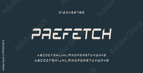 Abstract modern urban alphabet fonts. Typography sport, technology, fashion, digital, future creative logo font. vector illustration