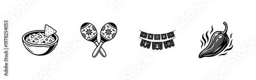 Mexican Celebration Festive Asset Set