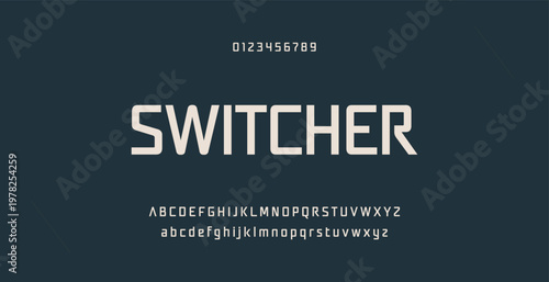 Abstract modern urban alphabet fonts. Typography sport, technology, fashion, digital, future creative logo font. vector illustration