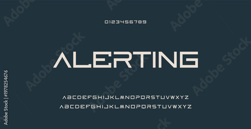 Abstract modern urban alphabet fonts. Typography sport, technology, fashion, digital, future creative logo font. vector illustration