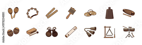 Folk Percussion Rhythm Instrument Kit