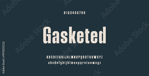 Abstract modern urban alphabet fonts. Typography sport, technology, fashion, digital, future creative logo font. vector illustration