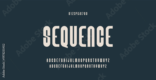 Abstract modern urban alphabet fonts. Typography sport, technology, fashion, digital, future creative logo font. vector illustration