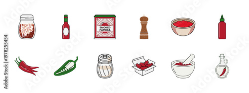 Hot Sauce and Spicy Ingredient Kit