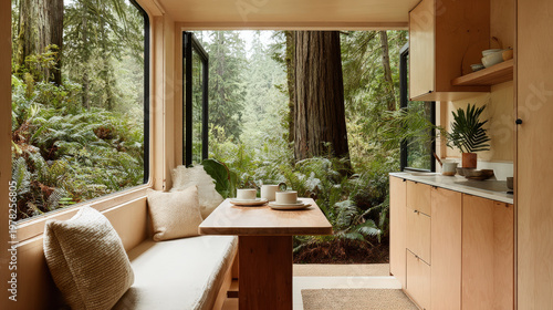 tranquil morning by campfire radiating warmth and comfort inviting relaxation