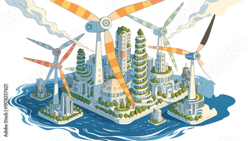 A vintage wooden pirate ship sails across a small nautical map of Israel, featuring a classic compass and old vessel design for a travel and business icon illustration